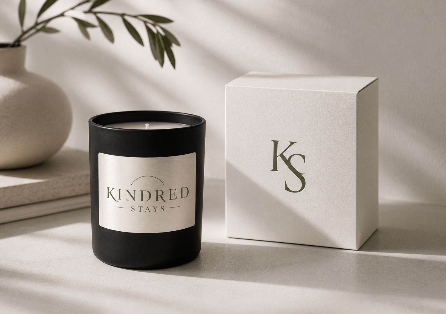 Kindred Stays brand identity
